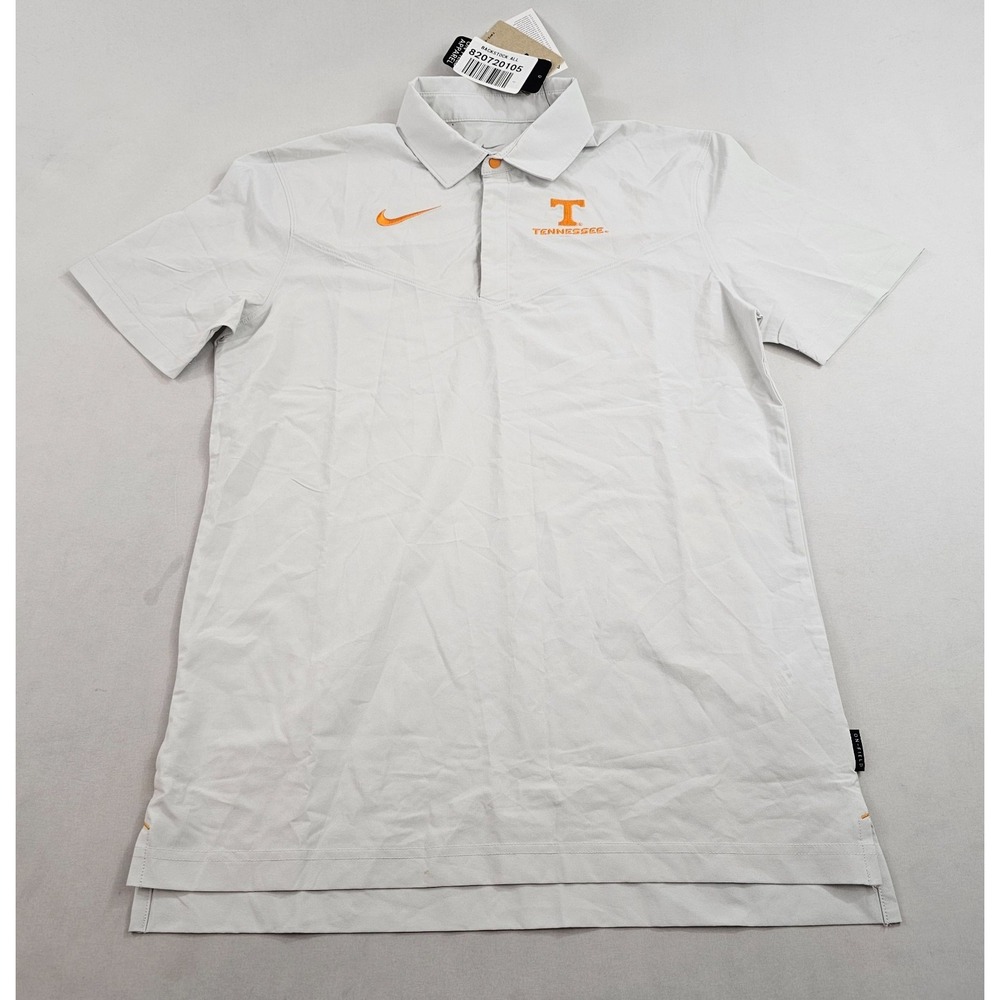 Nike Tennessee Volunteers Dri-Fit Polo Shirt Mens Small Grey DN5639-100 NCAAF